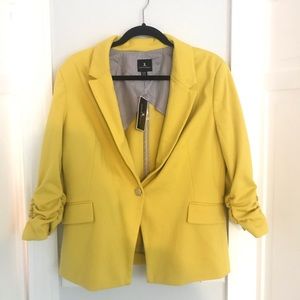 Jules & Leopold Mustard Yellow Blazer
